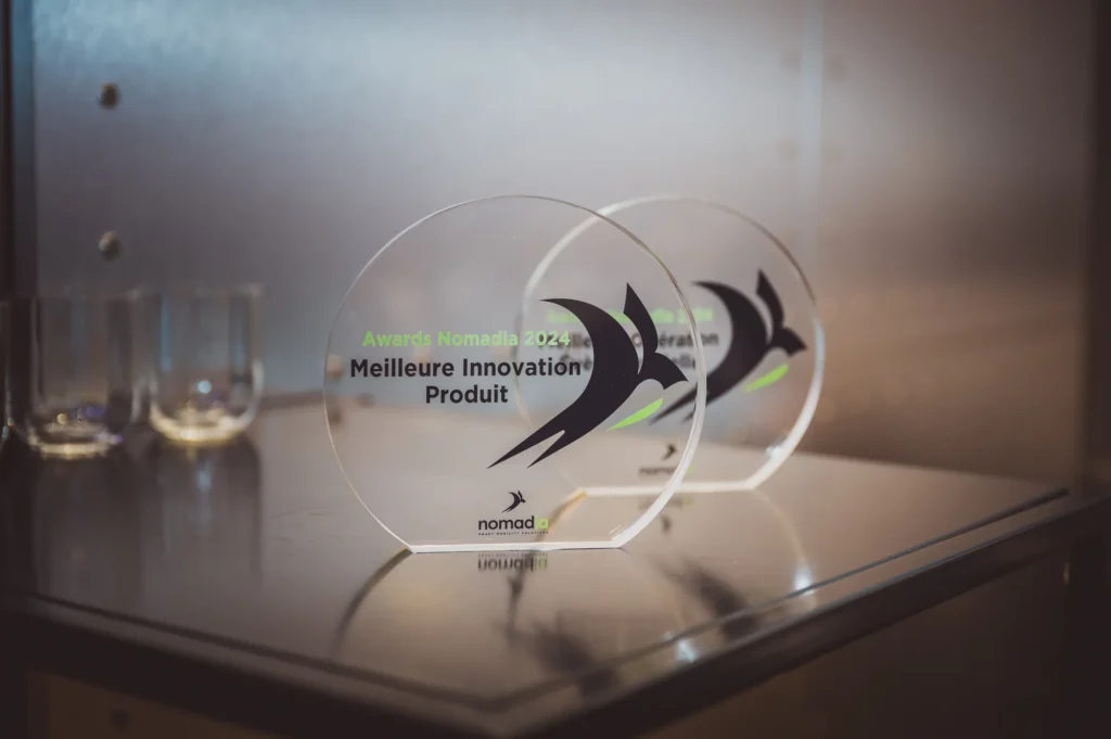 Trophée de la remise des prix Nomadia FDV Awards 2024